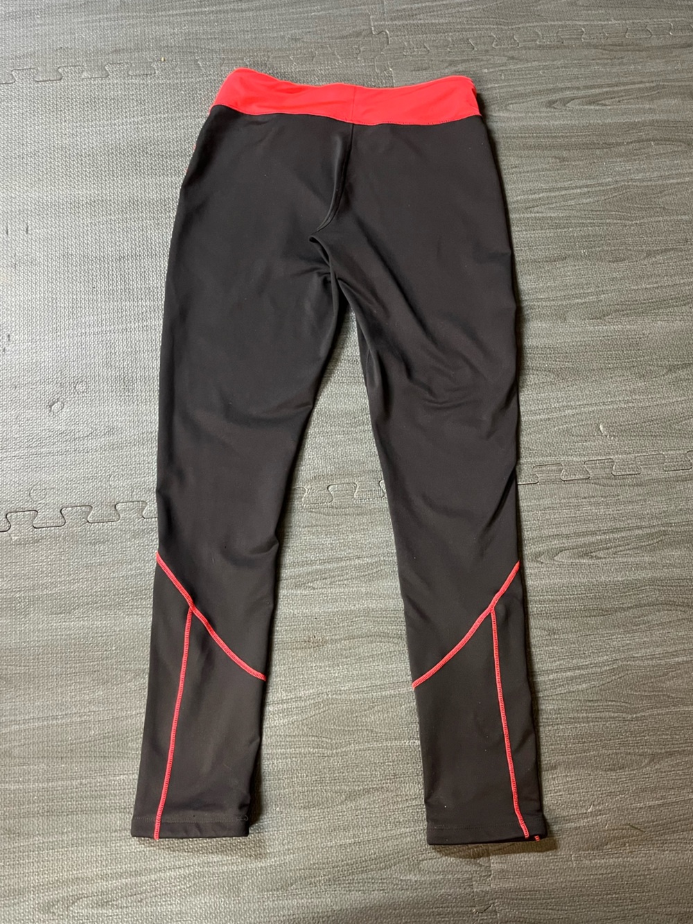 bcg Black Joggers with choral colored Waistband and Piping